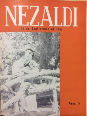 Portada Nezaldi No. 5, septiembre - noviembre 1957